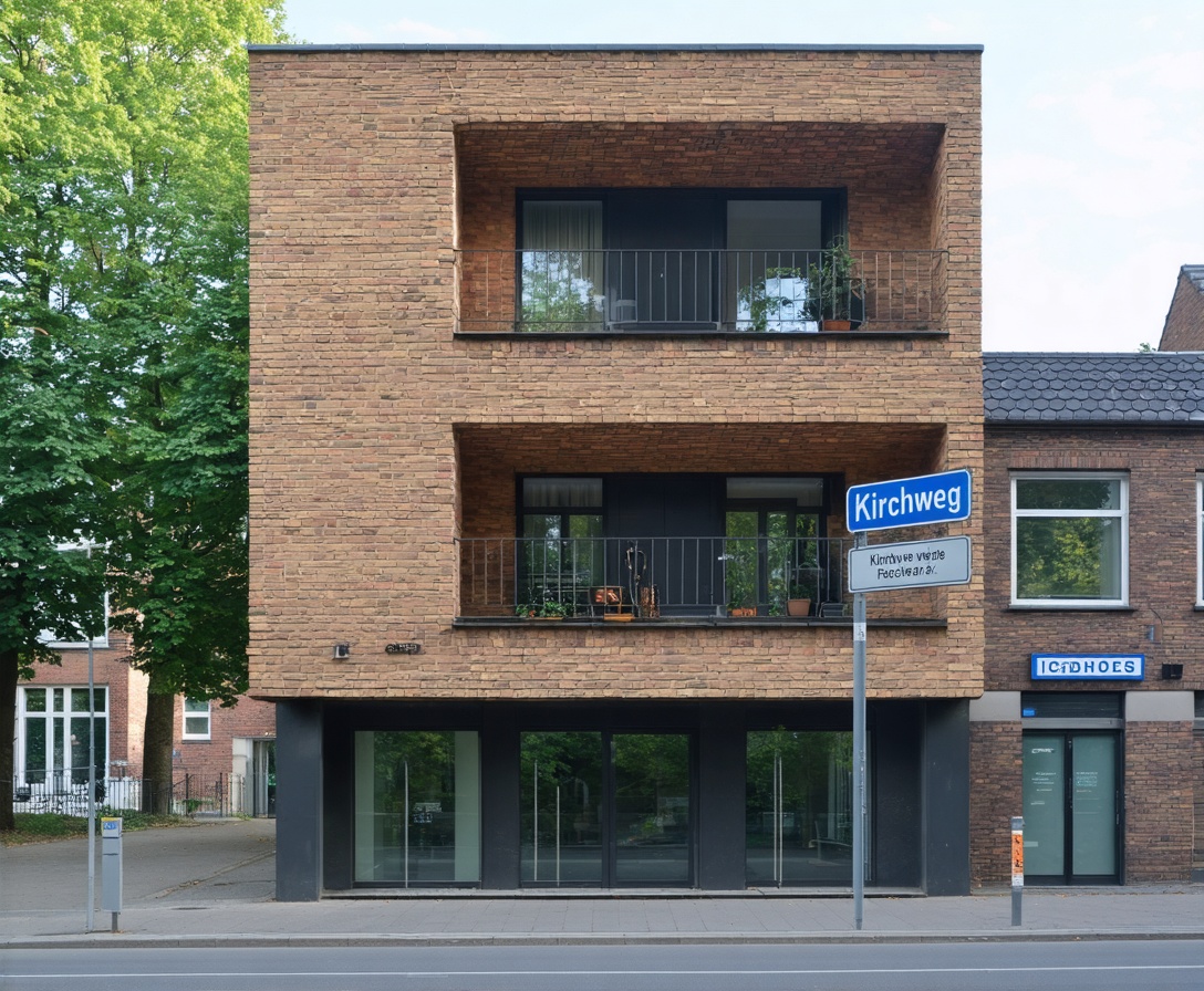 Das moderne Bürogebäude der WebArt School im Kirchweg in Berlin